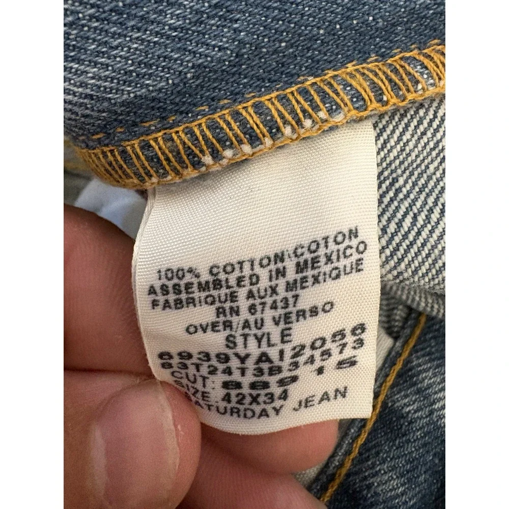 Vintage 90s Polo Jeans Company Ralph Lauren Men's 44x34 Easy Fit Jeans NWT